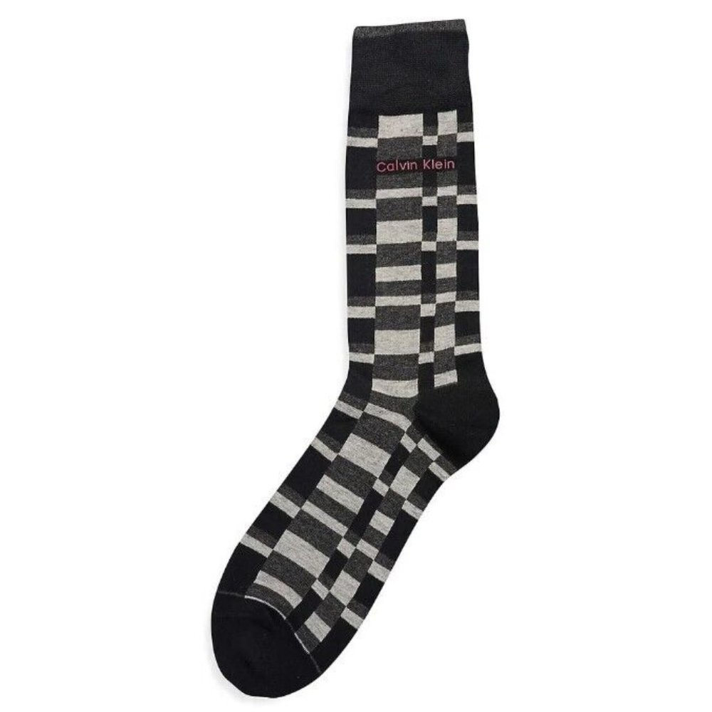 Calvin Klein Men's Dress Crew Socks Combed Cotton